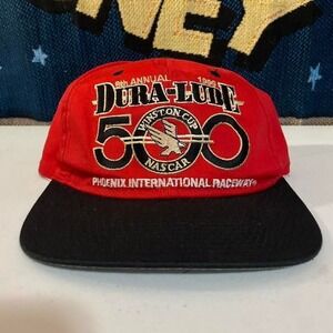 Vintage 90s Phoenix International Raceway Dura Lube 500 SnapBack Hat